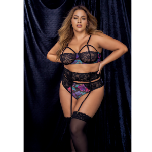 Babydoll Sexy Convertible 2 En 1 Negro