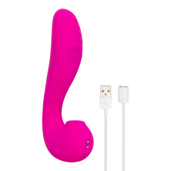 Vibrador Doble Succión Realista