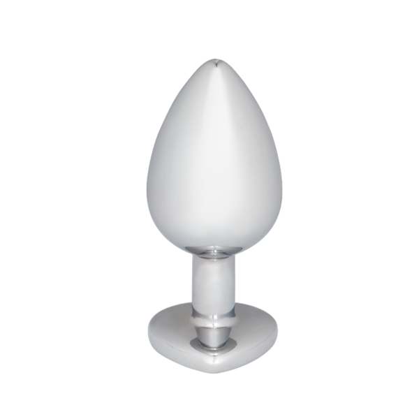 Plug Anal Corazón Gema Violeta Talla S