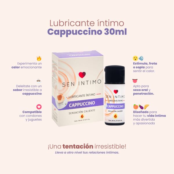 Lubricante Cappuccino Sensación Caliente