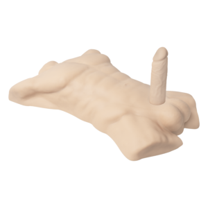 Torso Masculino Realista Con Dildo Intercambiable Silicona Premium