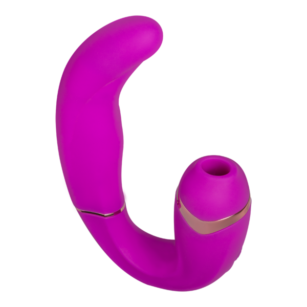 Vibrador Doble Ritmo Con Succión