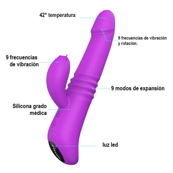 Vibrador Doble Estímulo Coordinado