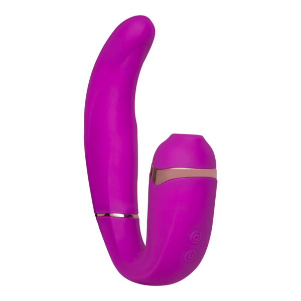 Vibrador Doble Ritmo Con Succión
