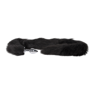 Plug Anal Cola Gato Negro