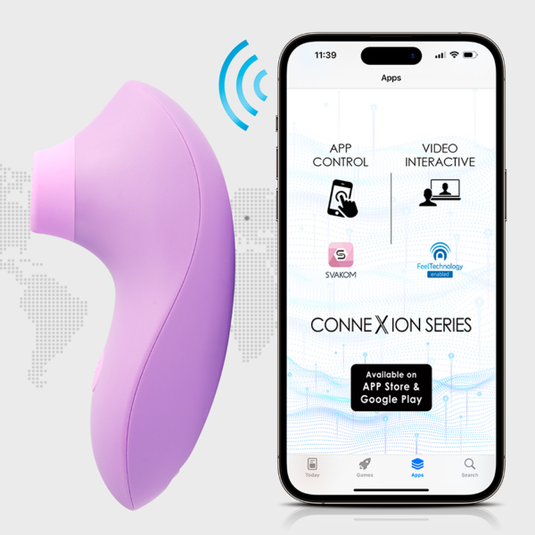 Vibrador Con App Succión Pulsante