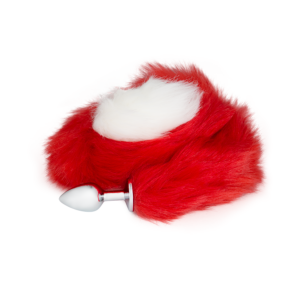 Plug Anal Cola De Zorro Roja