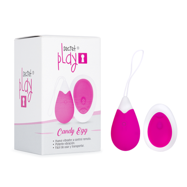 Huevo Vibrador Rosa Cristal