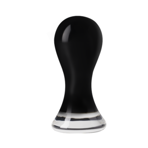 Plug Anal Cristal Negro Deluxe