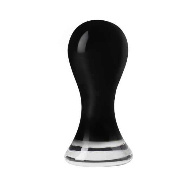 Plug Anal Cristal Negro Deluxe