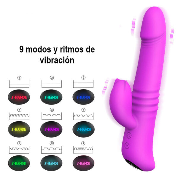 Vibrador Doble Estímulo Coordinado
