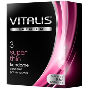Condón Vitalis Ultra Delgado 3 Unidades