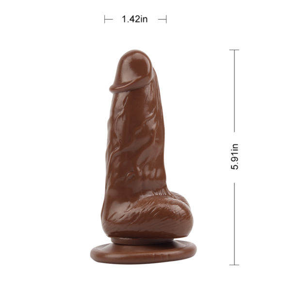 Dildo Grueso Chocolate Jumbo