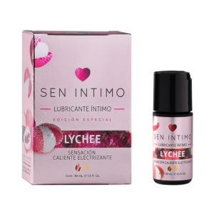 Lubricante Lychee Sensación Caliente Electrizante con sabor exótico, efecto térmico y textura suave para intensificar la experiencia íntima con comodidad y seguridad.