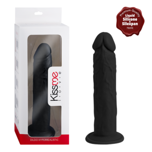 Dildo Negro Hiperrealista Silicona Premium L