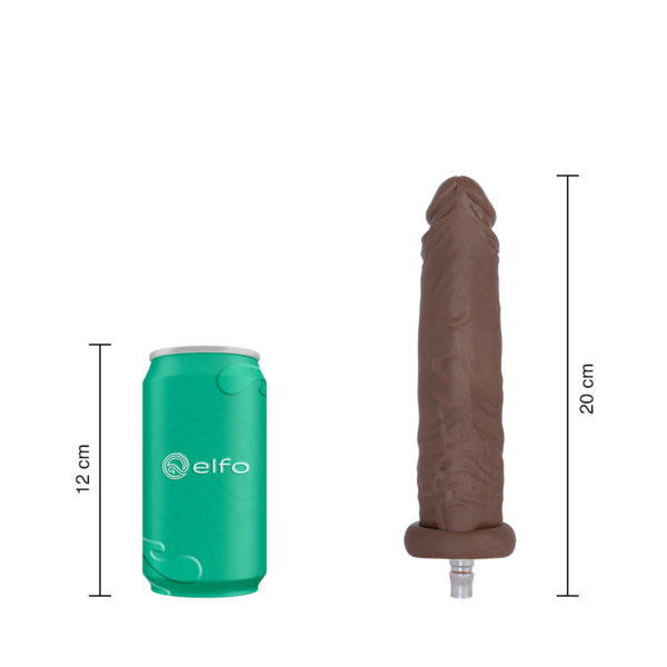 Dildo Chocolate Compatible Con Lovense Machine
