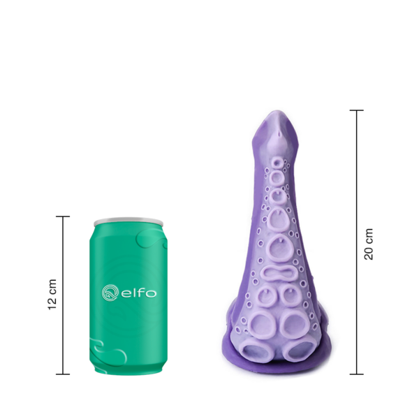 Dildo Tentáculo Kraken Mediano Morado