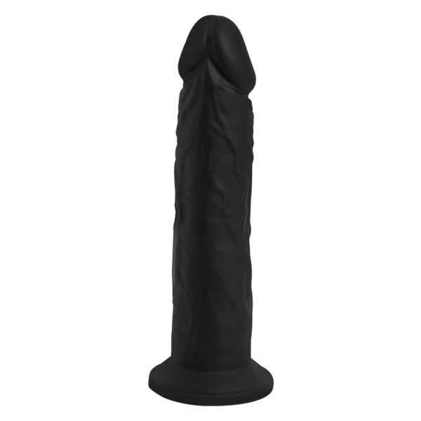 Dildo Negro Hiperrealista Silicona Premium M