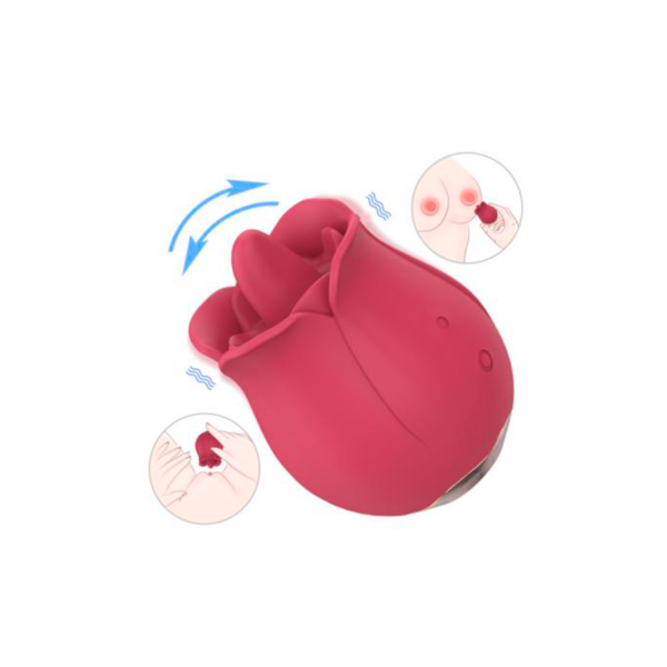 Vibrador Lengua Rosa Relámpago