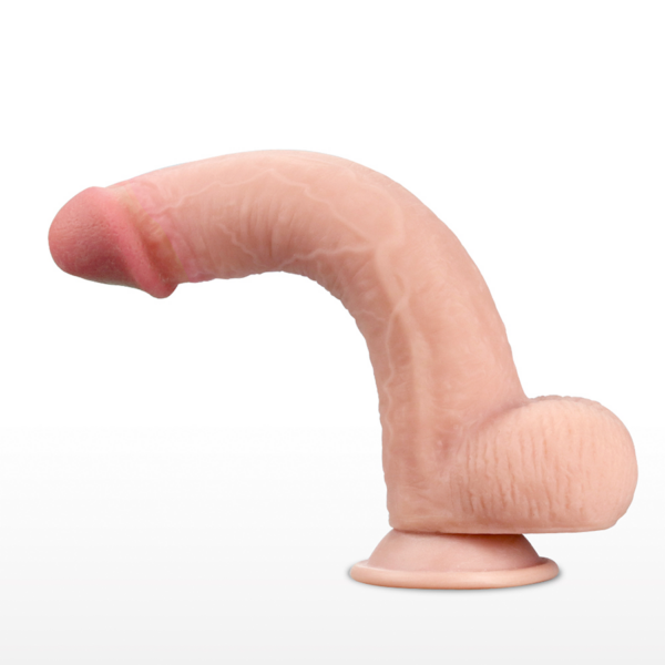 Dildo Sliding Skin Dual Layer Dong 9''