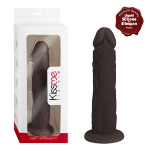 Dildo Hiperrealista Chocolate Silicona Premium L
