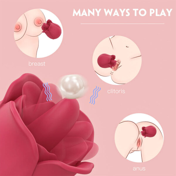 Vibrador Lengua Rosa Relámpago
