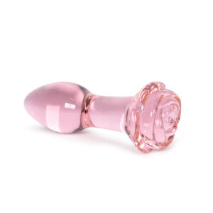 Plug Anal Pequeño Rosa Glass