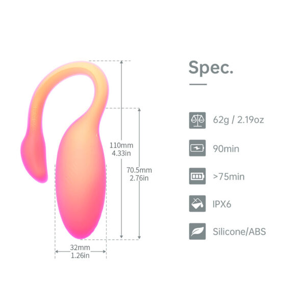 Vibrador Con App Placer Flamingo