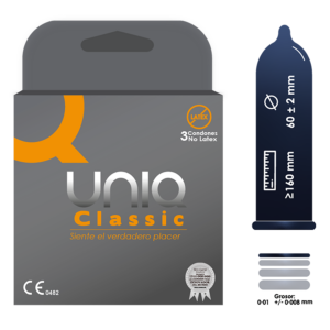 Condón Classic Uniq X 3 Unidades