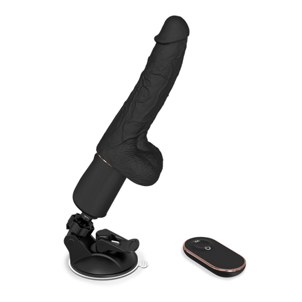 Dildo Negro Realista Mini Fuck Machine