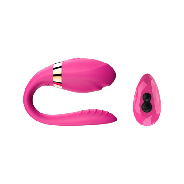 Vibrador Con Control Magia Rosa