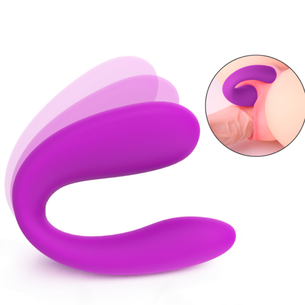 Vibrador En U Doble Placer