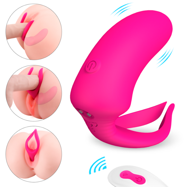 Vibrador Con Control Trio De Placer