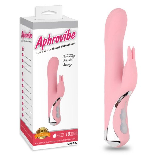 Vibrador Conejo Rotación Triple