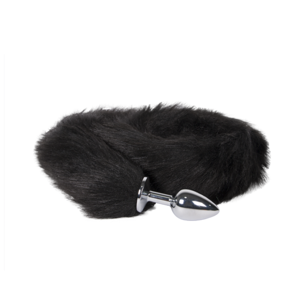 Plug Anal Cola Gato Negro