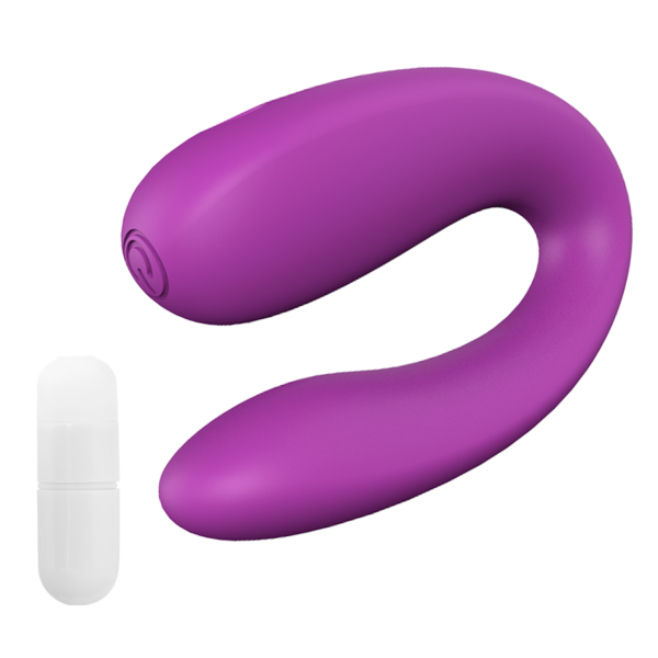 Vibrador En U Doble Placer