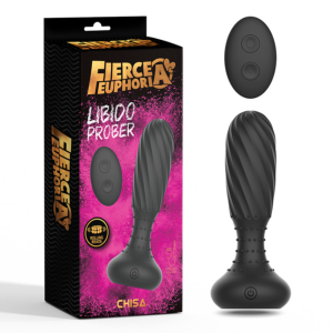 Plug Anal Vibrador Rotación Extrema