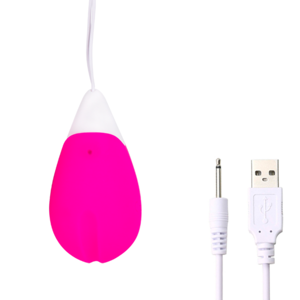 Huevo Vibrador Rosa Cristal