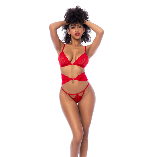 Set De Tres Piezas Rojo