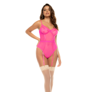 Body Lencería Tul Transparente