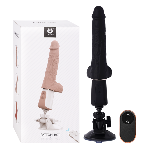 Dildo Negro Realista Mini Fuck Machine