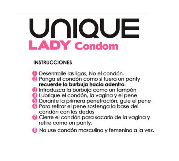 Condón Femenino X 3 Unidades