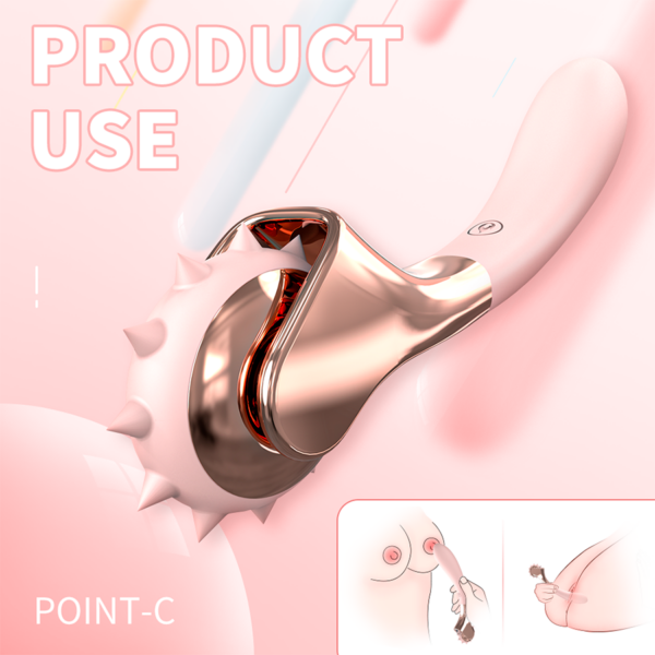 Vibrador Para Mujer Rodillo Intenso