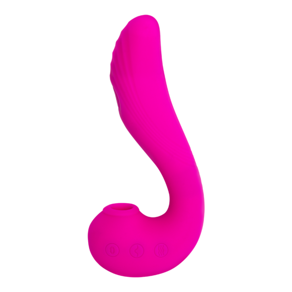 Vibrador Doble Succión Realista