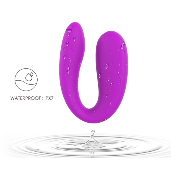 Vibrador En U Doble Placer