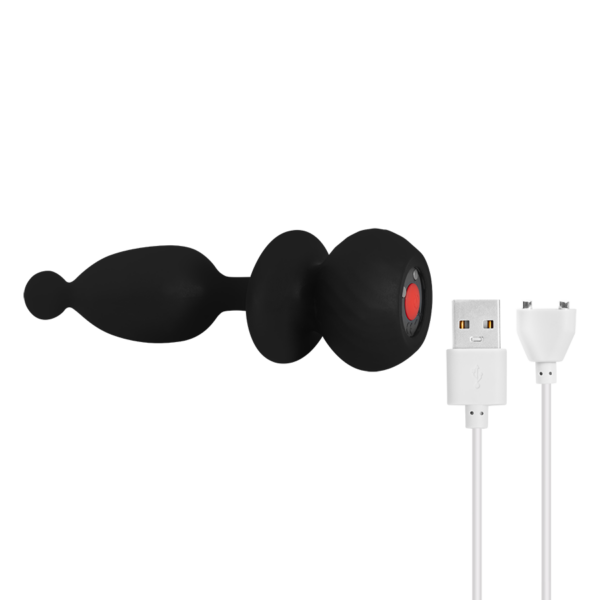 Plug Anal Vibrador Cola Conejo